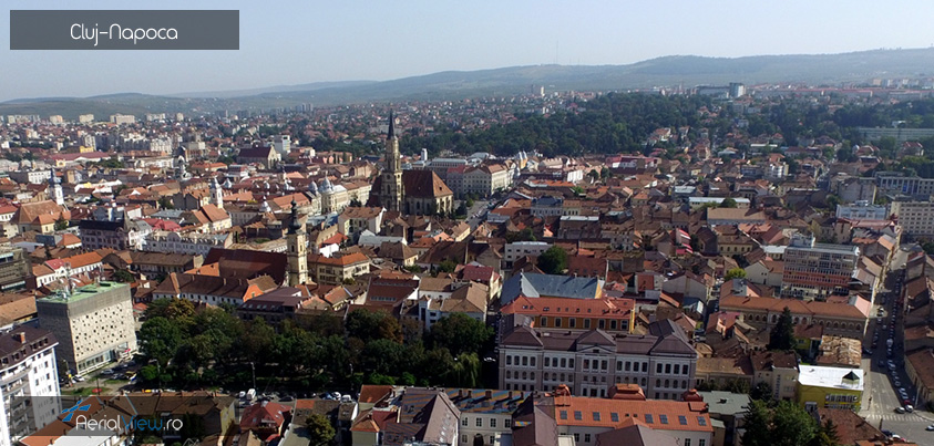 Panorama aeriana Cluj